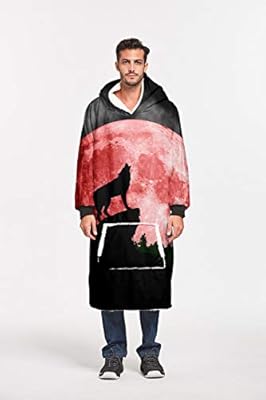 animal sherpa hoodie