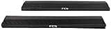 FCS Surf Premium SUP Hard Rack Pads Roof Racks Pads (Pair) Black