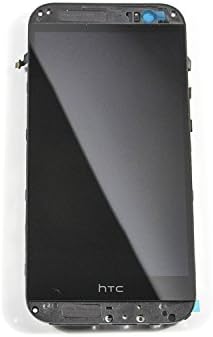 LCD Digitizer Touch Screen Display Frame Assembly for HTC One M8 - Black Replacement Repair Part