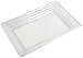 Kaya Collection - Clear Plastic Serving Tray Heavyweight Rectangular Platter 9