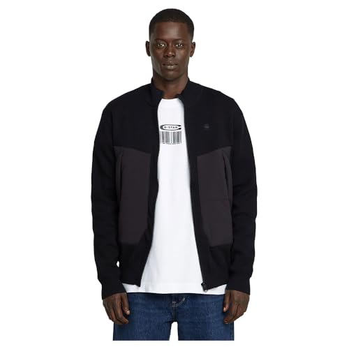 G-STAR Para Hombre Jersey Alfresco Knitted, Negro (dk black D25957-C868-6484), XXL