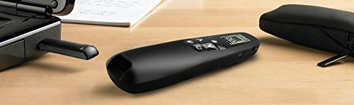 Clever Wireless Presenter | Professional Presentation Remote & Clicker PowerPoint, Keynote & Google Slides | USB Wireless Receiver, LCD Display & Powerful Green Laser Pointer | Up to 100 Ft. - Thumbnail 2