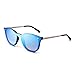 JIM HALO Trendy Rimless Mirrored Sunglasses Reflective Sun Glasses for Women Men