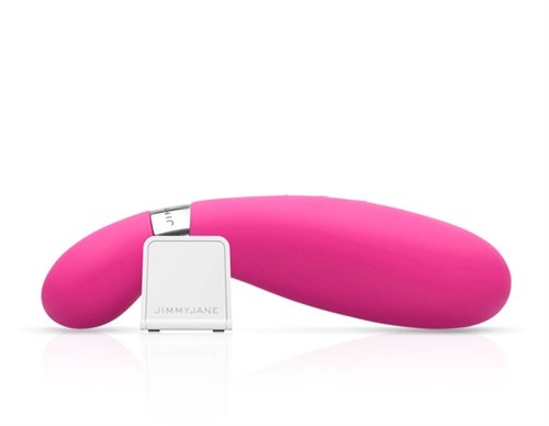 Jimmyjane Form 6 (Pink) with FREE Priority Mail 2-3 Days Shipping Upgrade - FREE Lipstick Style Power Bank with Built-in Flash Light - FREE LED Micro USB Charging Cable