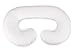 Pharmedoc Pregnancy Pillows, Full Body Pillow – Jersey Cover White – Pregnancy Pillows for Sleeping – Body Pillows for Adults, Maternity Pillow and Pregnancy Must Haves