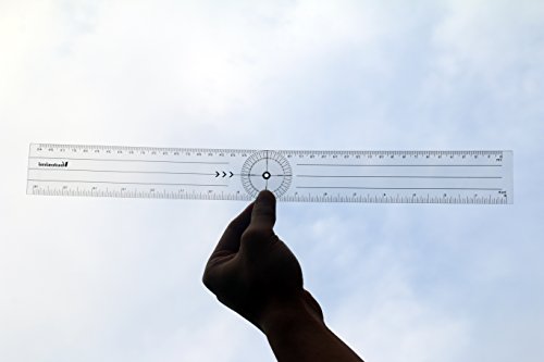 Plastic Goniometer Protractor 360 Degree - Thumbnail 4
