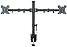 Halter Dual Monitor Stand Desk Clamp for 27-Inch LCD Monitors (YKHL2MNT)