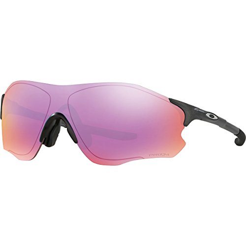Oakley Mens EVZero Path Prizm Golf Asia Fit Sunglasses, Steel/Prizm Golf , One Size