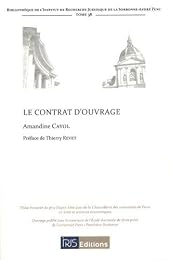 Le  contrat d'ouvrage