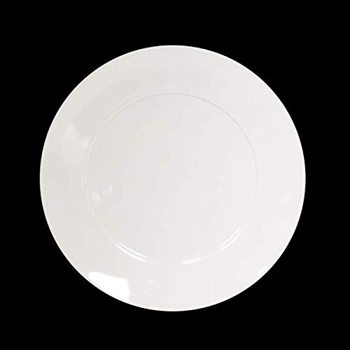 Creme ‎BK507 Crème Esprit Wide Rim Fine Plate 28cm