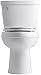 Cimarron Comfort Height® two-piece elongated 1.28 gpf toilet with AquaPiston® flushing technology and left-hand trip lever, seat not included