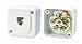 Leviton C0252-W Surface-Mount Mini Phone Jack, 6-Position, 4-Conductor, White