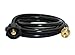 DOZYANT 12 Feet Propane Tank Converter Adapter Hose Assembly Replacement for QCC1 / Type1 LP Gas Tank with Safety Certified Connects 1 LB Bulk Propane Appliances to 20 LB Propane Cylinder Tank