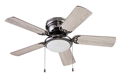 Portage Bay 51455 West Hill Ceiling Fan, 42, Pewter