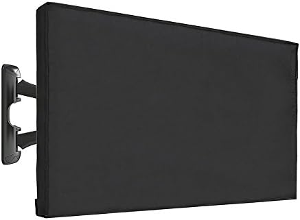 Vaiyer Outdoor TV Cover 50-52 Inch LED Flatscreen TV With Bottom Cover | Weatherproof and Dust-Proof Material | Universal Wall Mount Wall Bracket and Stand Compatible