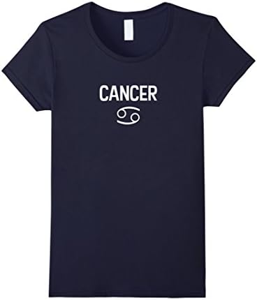 Womens CANCER ASTROLOGY SIGN SHIRT MOON STARS HOROSCOPE XL Navy