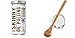 SKINNY and CO. 100% Raw Peppermint & Coconut Oil Pulling Set for Healthier Teeth and Gums (8.5 Oz) with a 100% Natural Bamboo Spoon