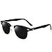 Joopin Semi Rimless Polarized Sunglasses Women Men Retro Brand Sun Glasses