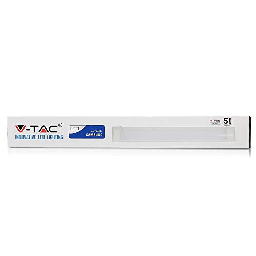 V-TAC 40W 4ft LED-Lichtleisten Integrierte Röhrenlampe 4000K Tageslichtweiß 1200x74x24mm Wand- und Deckenbeleuchtung… – Bild 4