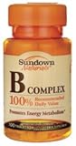 Sundown Naturals B-Complex Tabs, 100 Count