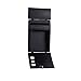 Wall Mounted Mailbox Large Outdoor Black Metal Lockable Drop Box Vertical Locking Letterboxes for Houses Front Porch Rural Residential Decorative Mailing Commercial Apartment Exterior Hanging Postbox