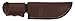 Buck Knives 0103 Skinner Fixed Blade Knife with Leather Sheath