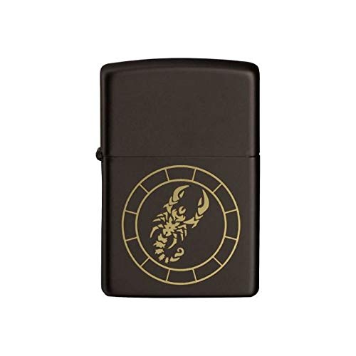 Buy ZIPPO USA 218.MP401291 Brass Zodiac Sign Edition Scorpio Lighter