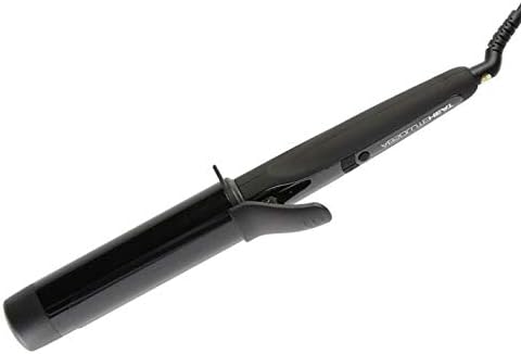 AbsolueHeat EPS Tourmaline-Infused Ceramic Barrel Digital Curling Iron, Color: GunMetal, 32mm