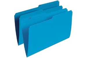 Staples Blue File Folders - Legal Size - 100 Pack