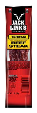 JACK LINK’S TERIYAKI BEEF STEAK 1 OZ. PEGGED