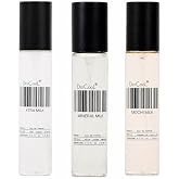 DedCool, Eau de Parfum Travel Trio Bundle, Discovery Set, 15 mL Each | Xtra Milk, Mochi Milk &amp; Mineral Milk, clean unisex collection, non-toxic &amp; vegan