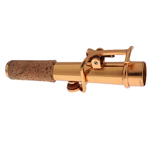 image for Baosity Exquisite Brass Sax Neck DIY for Soprano Saxophone Replacement