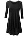 URBANCLEO Womens Basic eLong Hi-Lo Tunic Top T-shirt Dress (PLUS Size Available)