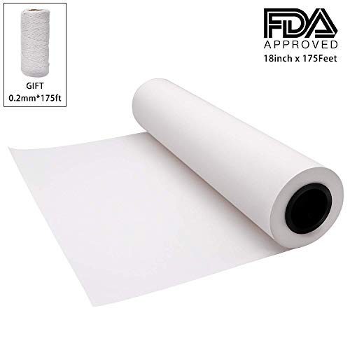 YRYM HT White Butcher Kraft Paper Roll - 18 inch x 175 Feet (2100 inch) - Food Grade FDA Approved – Great Smoking White Wrapping Paper for Meat of All Varieties –Unwaxed and Uncoated - Thumbnail 7