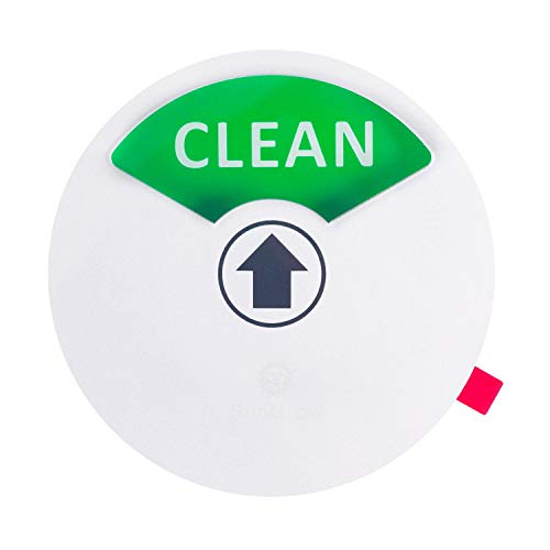 Dishwasher Magnet (1pc) - Clean, Dirty or Empty Sign - Non-Scratch 3.5â€ Magnetic Sign - Includes Double Sided 3M Tape for Non-Magnetic Surfaces (Round Dishwasher Magnet (White))