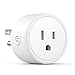 Mini Wi-Fi Smart Plug Works with Alexa Google Home and IFTTT, No Hub Required, Smart Socket with Timer Function, FCC ROHS Listed (1 Pack)