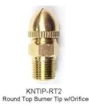 Round Top Burner Tip/Jet for Gas Light - Natural Gas Orifice