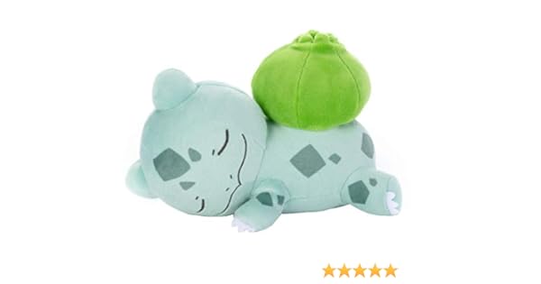 sleeping bulbasaur plush