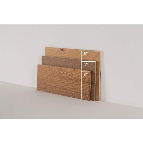 Timberchic DIY Reclaimed Wooden Wall Planks -Simple Peel and Stick Application. (Sample Pack) (Sandy Beach)