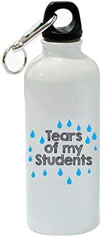 GFGKKGJFD Tears Of My Students Funny White Sports Water Bottle Aluminum Novelty 600ml