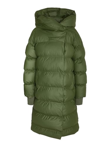 NOISY MAY NMSKY L/S LONG COATED JACKET NOOS Frauen Winterjacke grün S