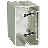 ALLIED MOULDED SB-1 New and Old Work Adjustable Single Gang Electrical Box