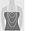 Women's Sterling Silver Cubic Zirconia CZ By The Yard Station Necklace
