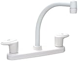 Phoenix PF221202 Catalina 8in High Arc Spout Deck Faucet, White