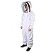 DGCUS Professional Cotton Full Body Beekeeping Suit with Self Supporting Veil Hood(For Person No Taller than 5' 9