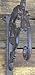Large Cast Iron Wall Hook Hummingbird ~ Large Plant Holder Hanger Pot Brown