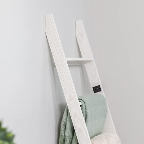RELODECOR 6Foot Wall Leaning Blanket Ladder, Laminate Snag Free