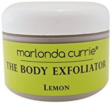 marlonda currie the Body Exfoliator Handmade Natural Organic Brown Sugar Scrub that Triple Exfoliates and Hydrates Skin, Absolutely No Lotion Required, Lemon