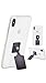 KickBack: Phone Kickstand Attachment, Sticks to Any Phone or Case, Stands Smartphone in Portrait & Landscape at All Angles, Compatible with Wireless Chargers – Universal Mobile Cell Phone Stand & Grip