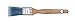 Annie Sloan's Small Flat Brush 4 Clear -White -Dark -Black - Wax Paste
